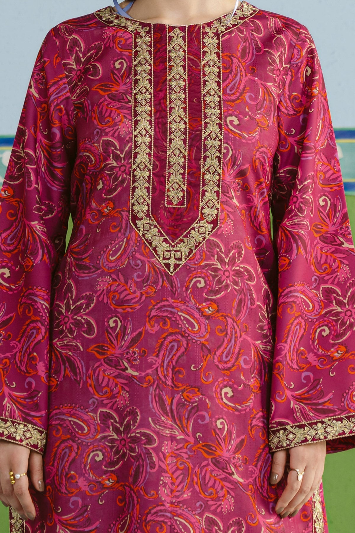 Afrozeh | Basic Pret 26 RTW | NACRE by Afrozeh - Designer Dress  - Type : Ladies Clothes - Available at Libayah - 100% Original 