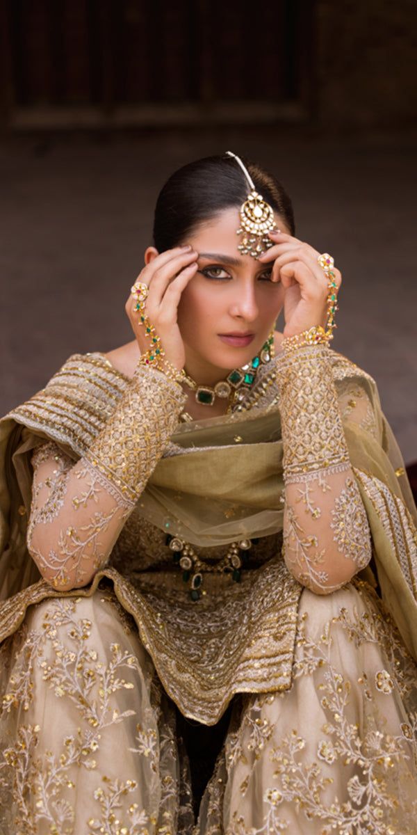Erum Khan | Jahan Wedding Formals | FARIDA by Erum Khan - Designer Dress - Type: Ladies Clothes - Available at Libayah - 100% Original