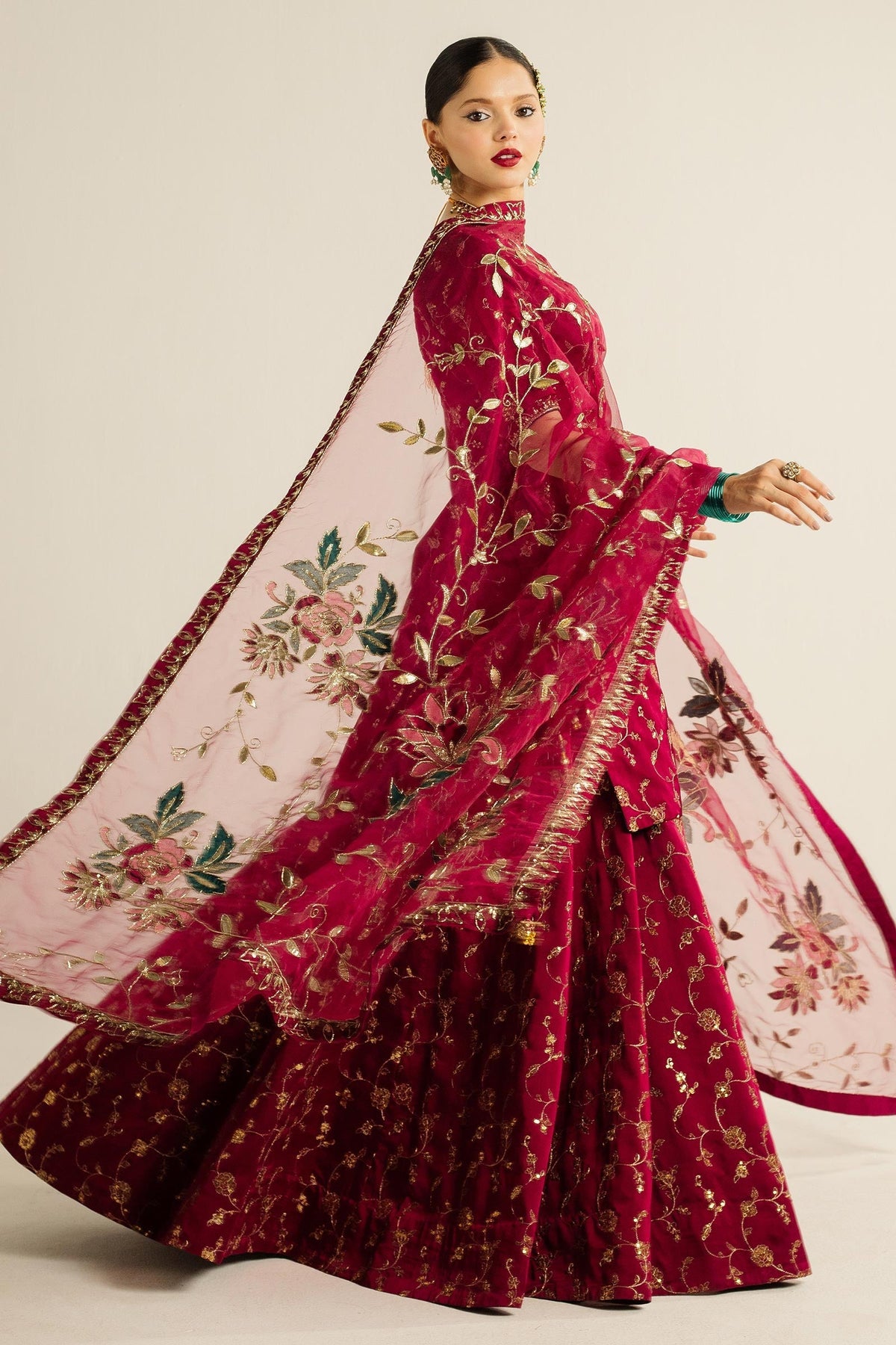 Zara Shahjahan | Wedding Formals 2024 | ZC-4002 by Zara Shahjahan - Designer Dress - Type: Ladies Clothes - Available at Libayah - 100% Original