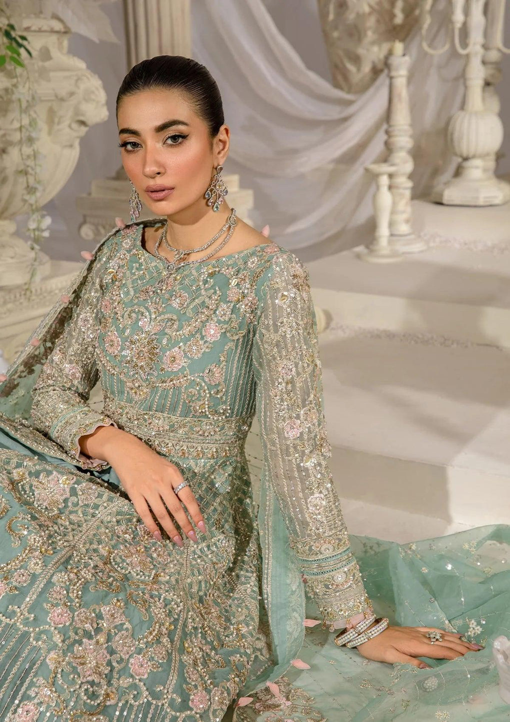 Elaf Premium | Evara Formals 24 | EFE-02 ELSA by Elaf Premium - Designer Dress - Type: The Formal Exhibit - Available at Libayah - 100% Original