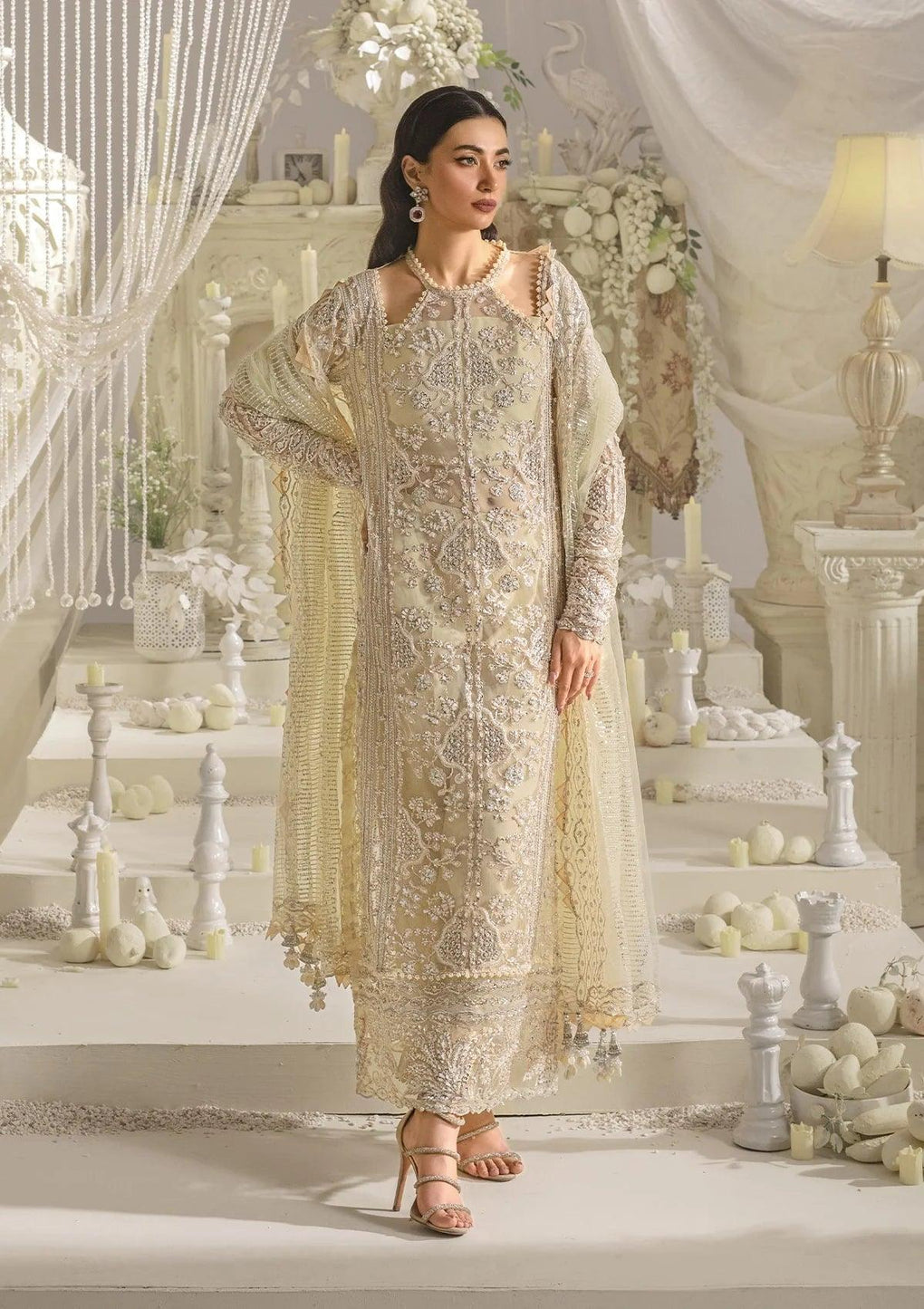 Elaf Premium | Evara Formals 24 | EFE-01 AURA by Elaf Premium - Designer Dress - Type: The Formal Exhibit - Available at Libayah - 100% Original