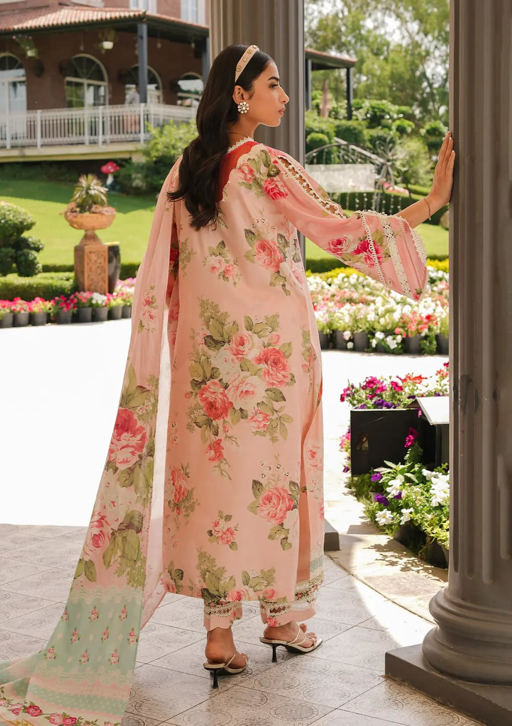 Elaf Premium | Printed Collection 24 | EEP-01B - Petal Pulse by Elaf Premium - Designer Dress - Type: Ladies Clothes - Available at Libayah - 100% Original