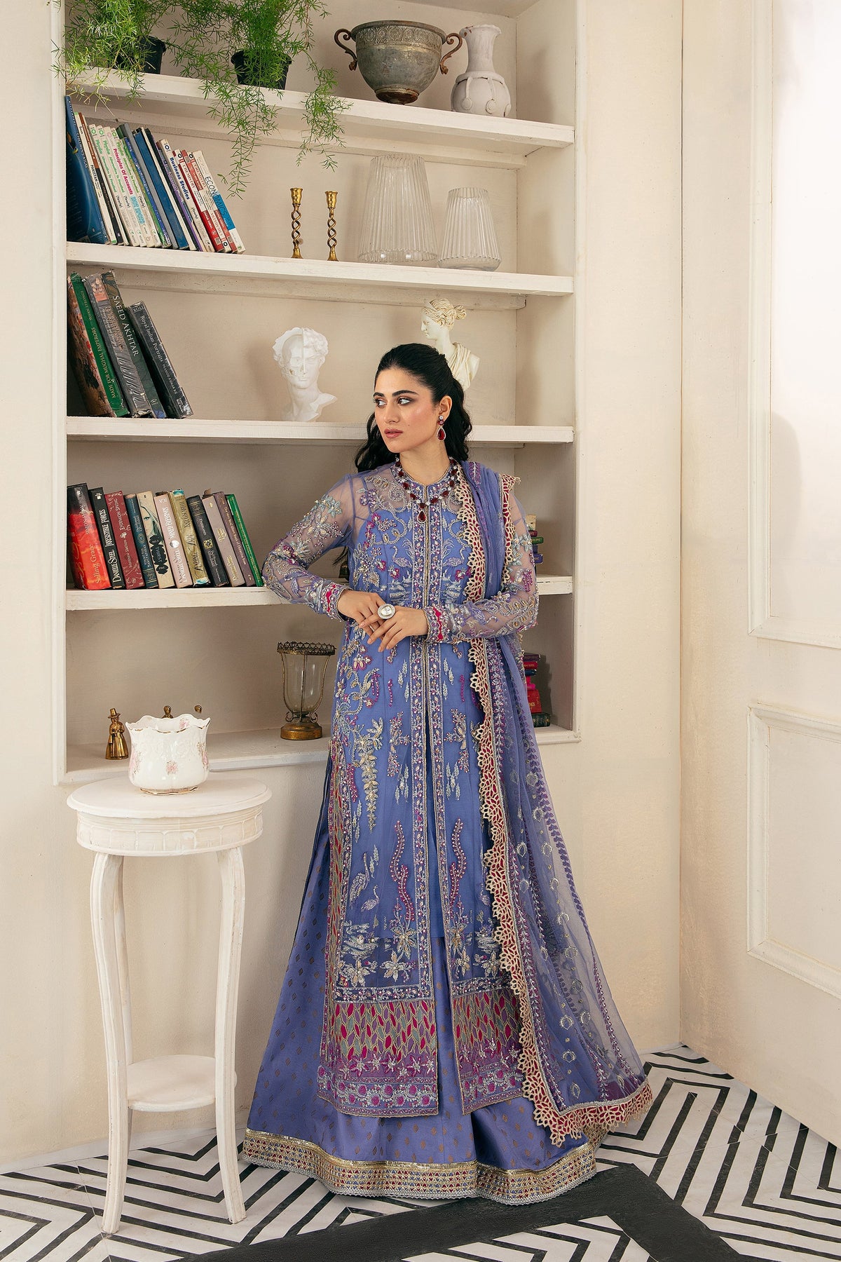 Ezra | Wedding Collection | Afrozeh by Ezra - Designer Dress - Type: Ladies Clothes - Available at Libayah - 100% Original