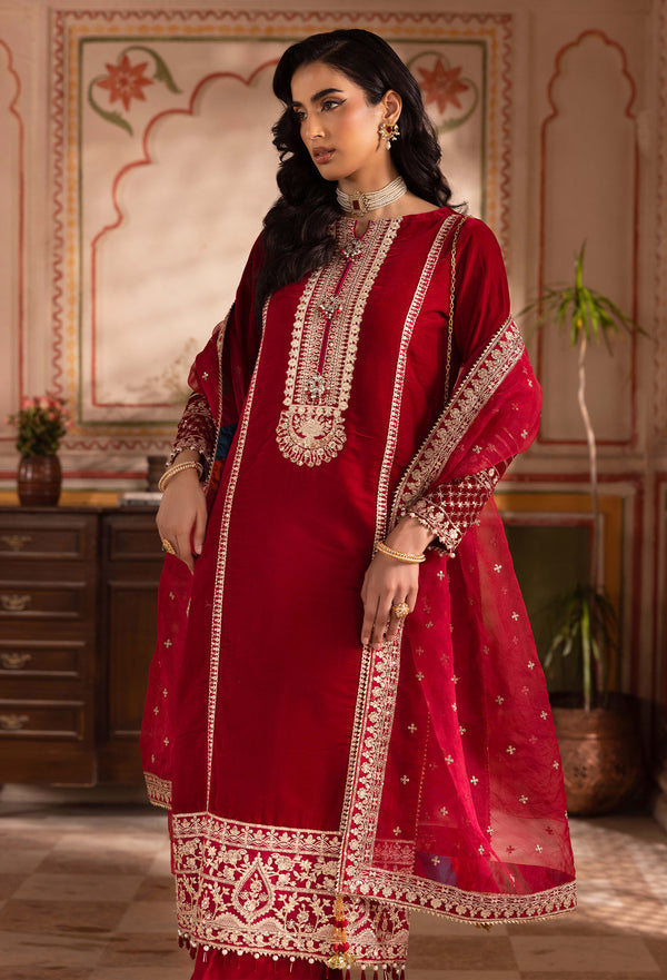 Adans Libas | Velvet 25 | 7522 V by Adans Libas - Designer Dress  - Type : Ladies Clothes - Available at Libayah - 100% Original 