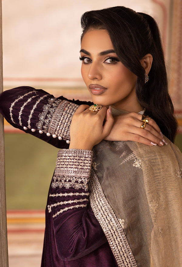 Adans Libas | Velvet 25 | 7526 V by Adans Libas - Designer Dress  - Type : Ladies Clothes - Available at Libayah - 100% Original 