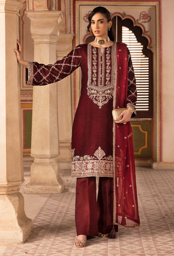 Adans Libas | Velvet 25 | 7528 V by Adans Libas - Designer Dress  - Type : Ladies Clothes - Available at Libayah - 100% Original 