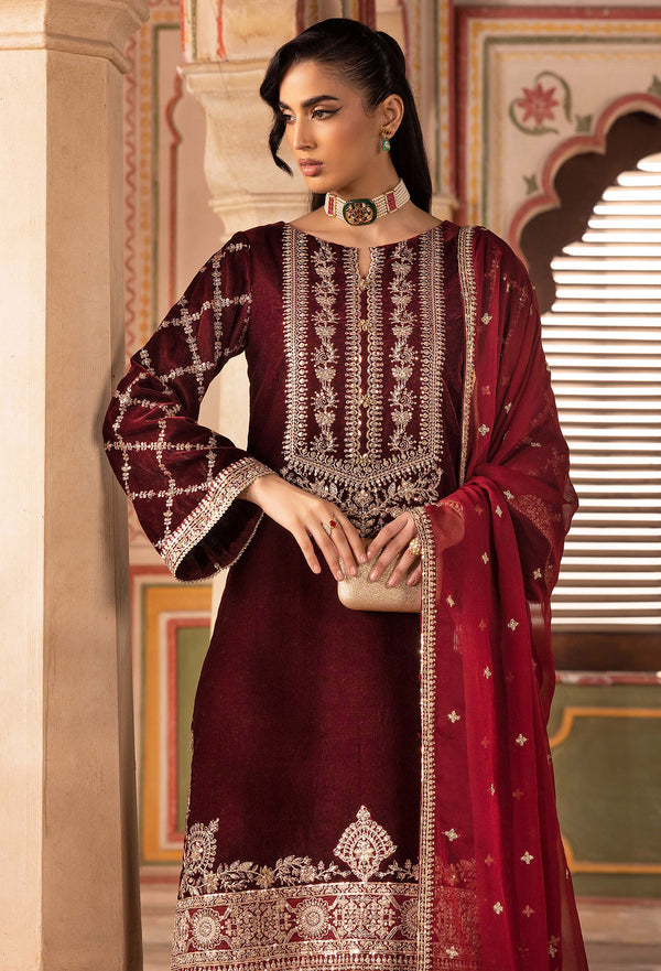 Adans Libas | Velvet 25 | 7528 V by Adans Libas - Designer Dress  - Type : Ladies Clothes - Available at Libayah - 100% Original 
