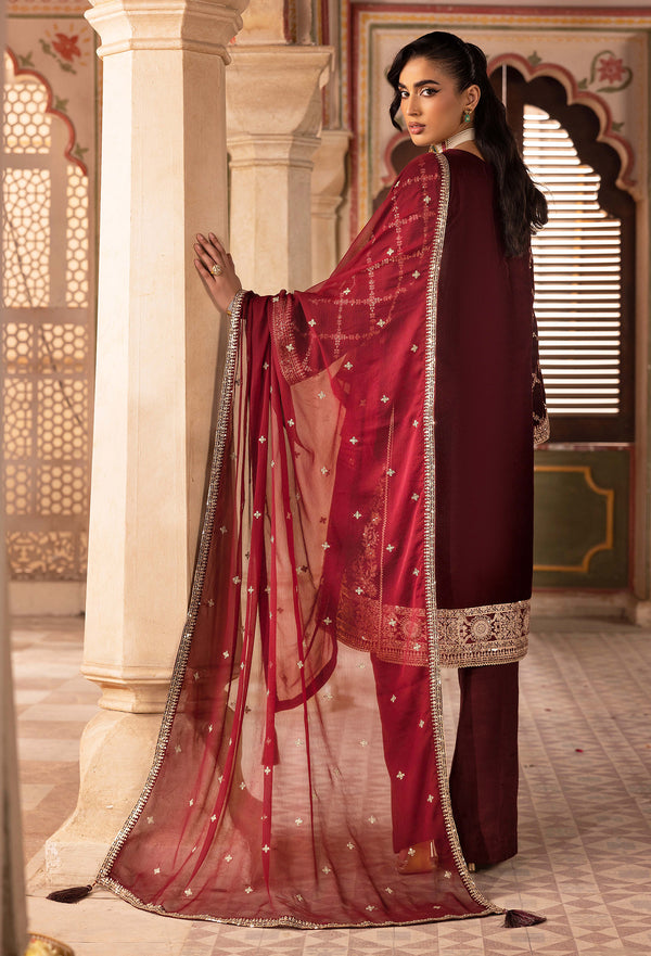 Adans Libas | Velvet 25 | 7528 V by Adans Libas - Designer Dress  - Type : Ladies Clothes - Available at Libayah - 100% Original 