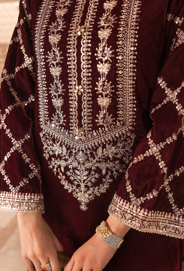 Adans Libas | Velvet 25 | 7528 V by Adans Libas - Designer Dress  - Type : Ladies Clothes - Available at Libayah - 100% Original 