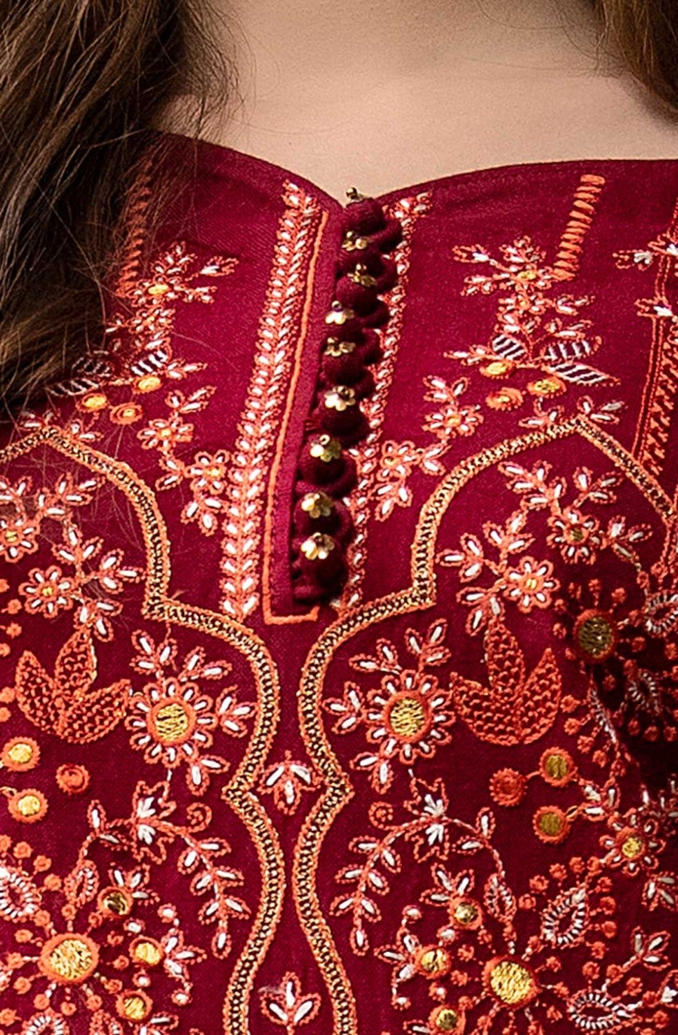 Gul Ahmed | Winter Collection 24 | Acrylic Dupatta AP-42043 by Gul Ahmed - Designer Dress - Type: Ladies Clothes - Available at Libayah - 100% Original