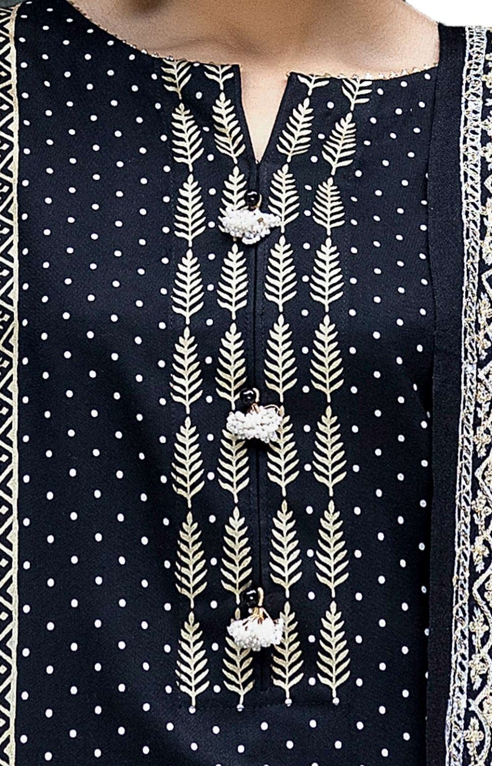 Gul Ahmed | Winter Collection 24 | Lacquer Pashmina Dupatta AP-42021 by Gul Ahmed - Designer Dress - Type: Ladies Clothes - Available at Libayah - 100% Original