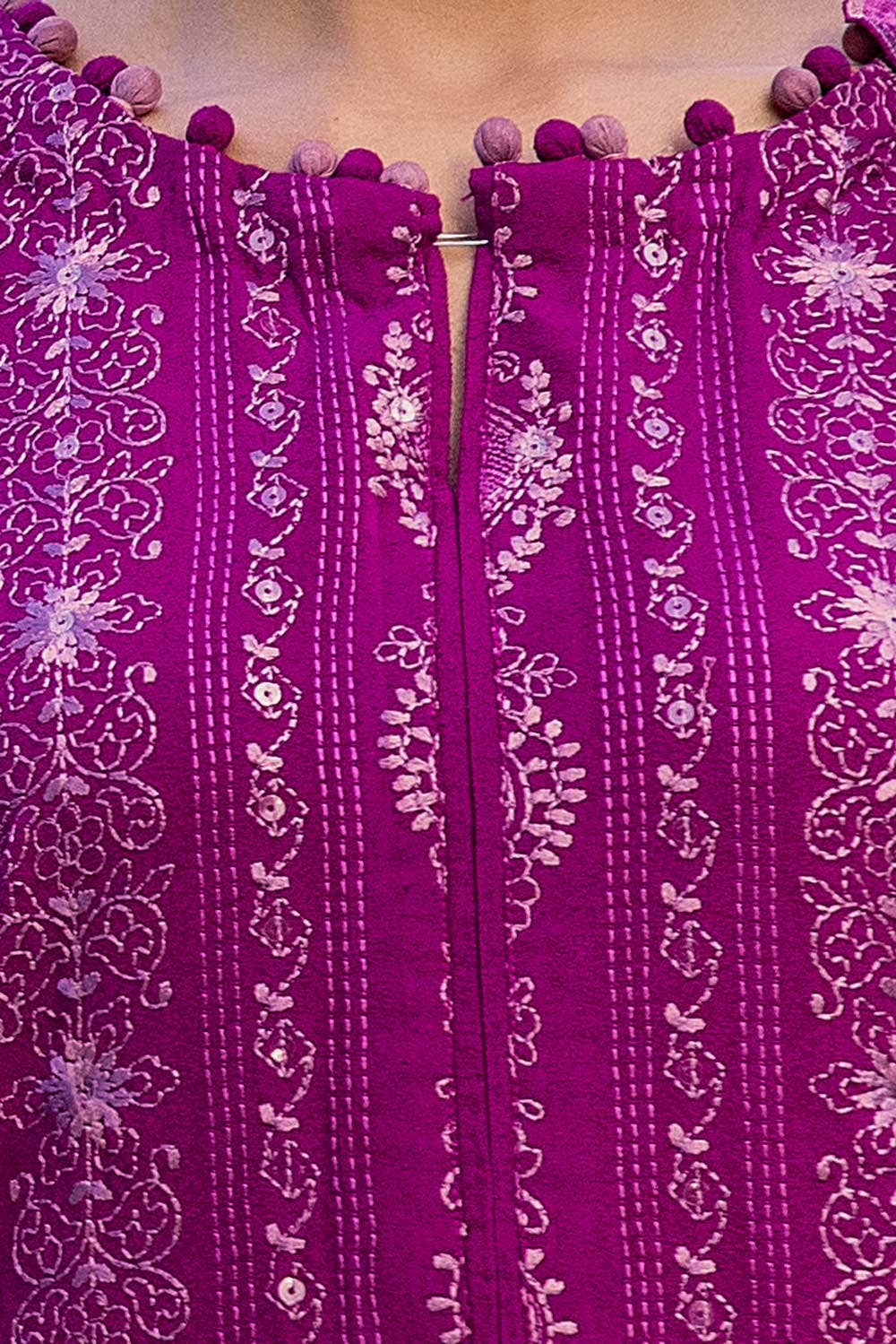 Gul Ahmed | Winter Collection 24 | Karandi Dupatta AY-42009 by Gul Ahmed - Designer Dress - Type: Ladies Clothes - Available at Libayah - 100% Original