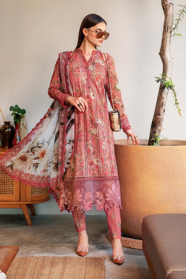 Maria B | M Prints | MPT-2508-A by Maria B - Designer Dress  - Type : Ladies Clothes - Available at Libayah - 100% Original 