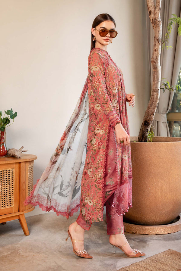 Maria B | M Prints | MPT-2508-A by Maria B - Designer Dress  - Type : Ladies Clothes - Available at Libayah - 100% Original 