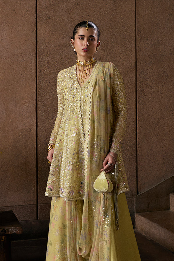Merivah – authentic Pakistani formal dress from the Suffuse Freeshia Rtw 25 collection for women in the UK