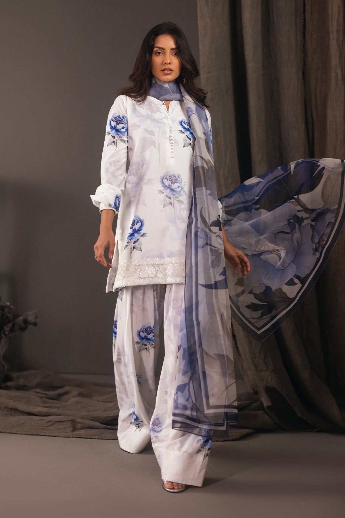 Erum Khan | Beyond Basic | RADIANT RHYTHM by Erum Khan - Designer Dress - Type: Ladies Clothes - Available at Libayah - 100% Original