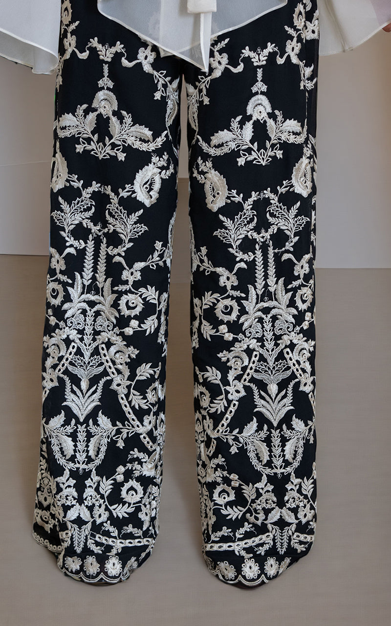 Threads and Motifs | Formal Dresses 25 | Chiffon Top by Threads and Motifs - Designer Dress  - Type : Ladies Clothes - Available at Libayah - 100% Original 