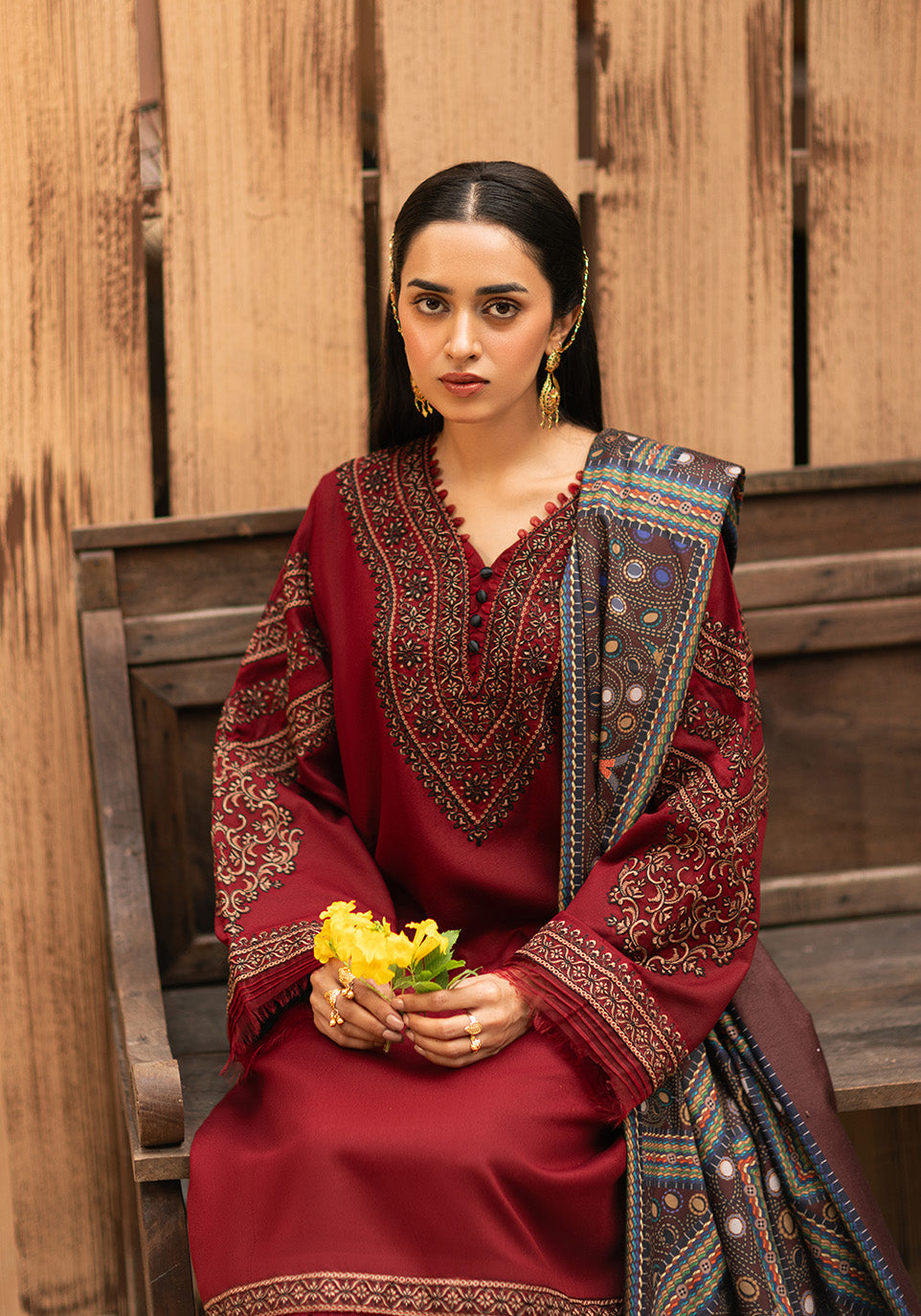 Zarqash | Kaya Casual Pret Fall 24 | ZQ 002 NAZNEEN by Zarqash - Designer Dress - Type: Ladies Clothes - Available at Libayah - 100% Original