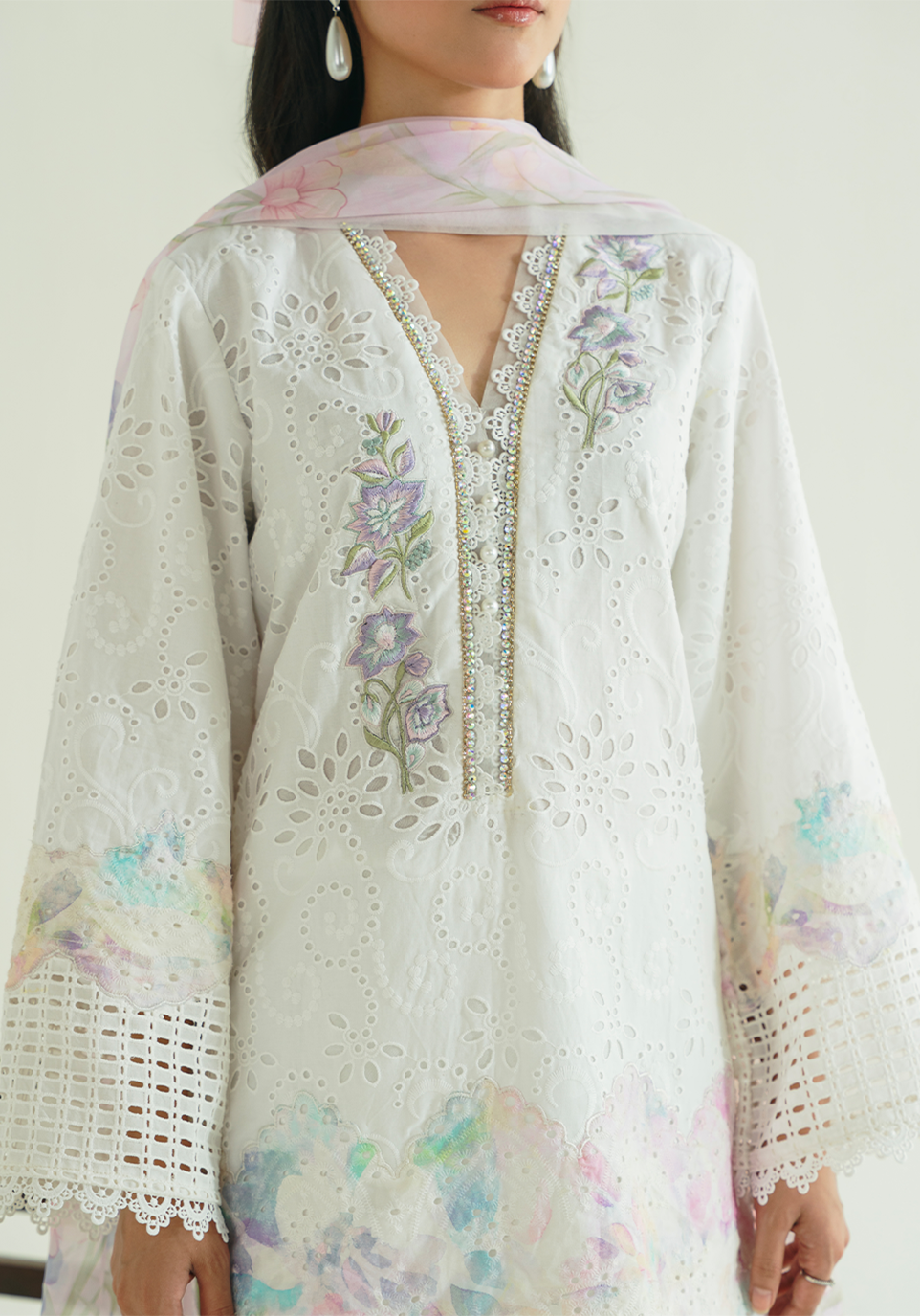 Zarqash | Whispers of Summer | FLORAL REVIERIE - Designer Dress - Type : Ladies Clothes - Available at Libayah - 100% Original