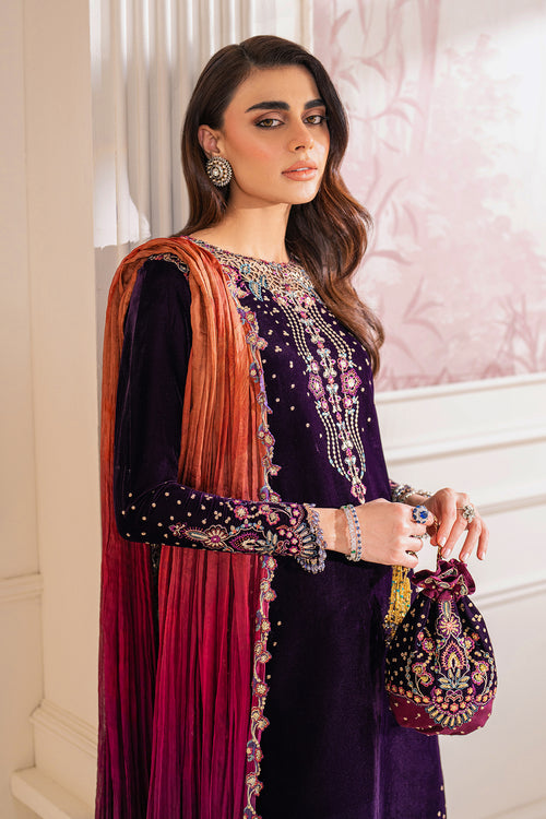 Baroque | Velvet 25 | UF-748 by Baroque - Designer Dress  - Type : Ladies Clothes - Available at Libayah - 100% Original 