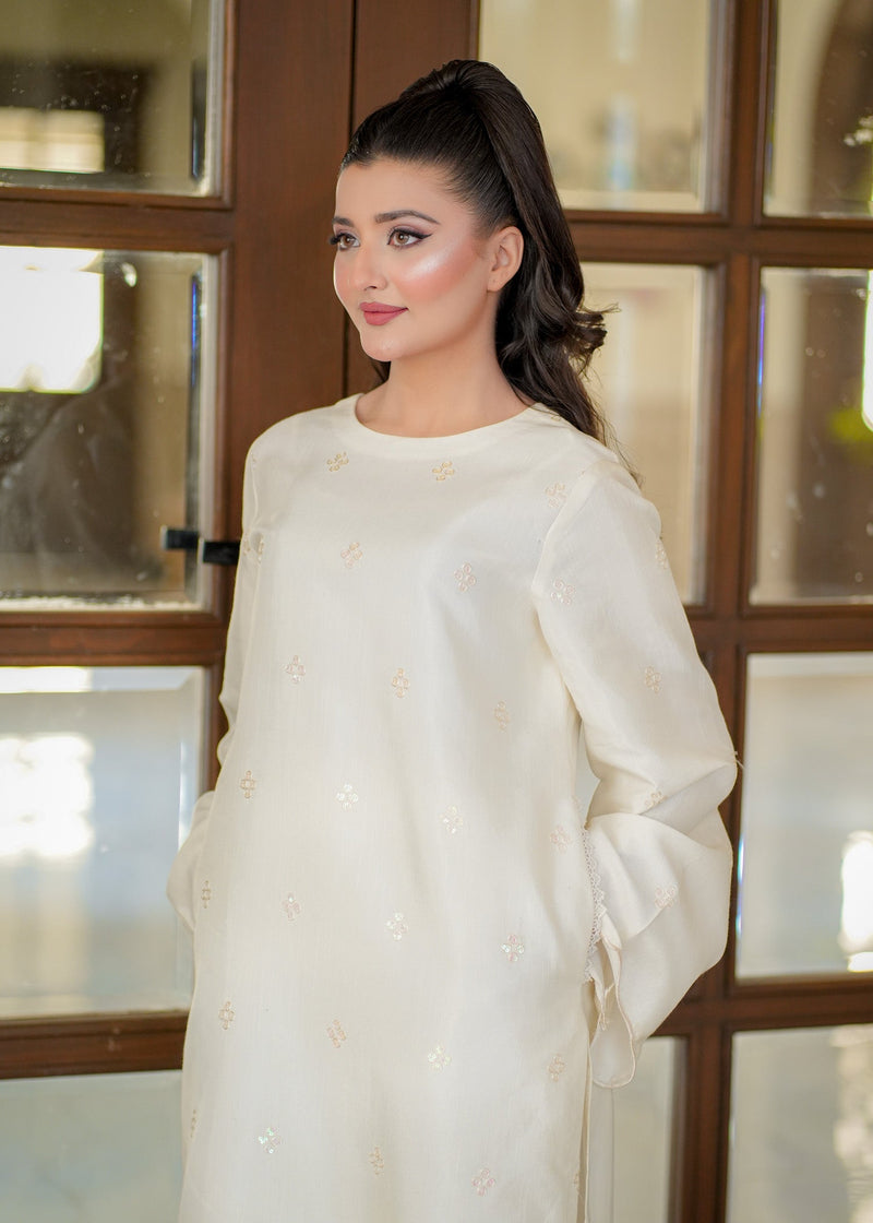 Fozia Khalid | Silk Spire | BLISS by Fozia Khalid - Designer Dress - Type: Ladies Clothes - Available at Libayah - 100% Original