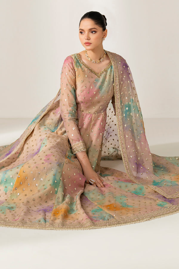 Baroque | Luxury Pret 25 | EMBROIDERED COTTON PATTI PR-1138 by Baroque - Designer Dress  - Type : Ladies Clothes - Available at Libayah - 100% Original 