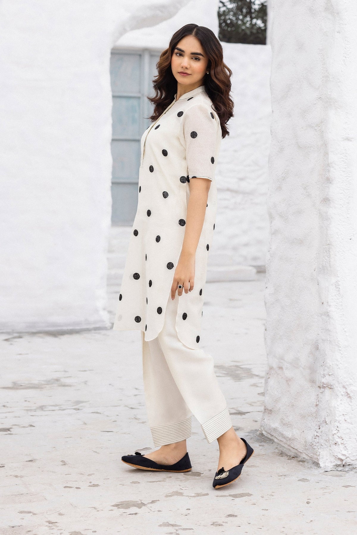 Erum Khan | Ramadan Edition | Elara by Ansab Jahangir - Designer Dress - Type: Ladies Clothes - Available at Libayah - 100% Original