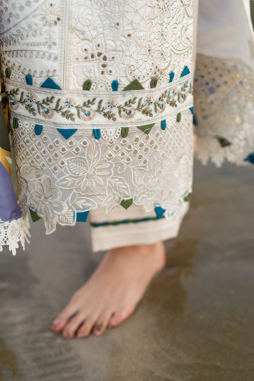 Aabyaan | Saagar Luxury Lawn 25 | ARSIN (AS-04) by Aabyaan - Designer Dress - Type: Ladies Clothes - Available at Libayah - 100% Original