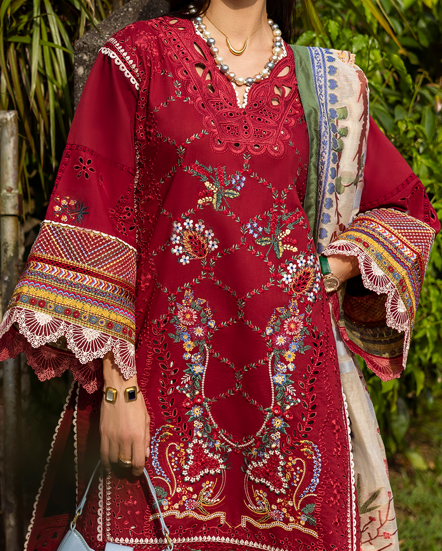 Esmel | Mon Tresor Luxe Lawn 26 | Merci Pour Tout by Esmel - Designer Dress - Type : Luxury Dress - Available at Libayah - 100% Original