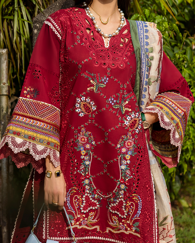 Esmel | Mon Tresor Luxe Lawn 26 | Merci Pour Tout by Esmel - Designer Dress - Type : Luxury Dress - Available at Libayah - 100% Original