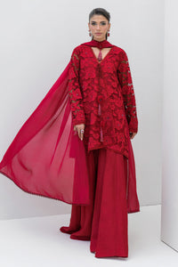 Chic Ophicial | Aarzu Luxe Pret | Red Radiance by Chic Ophicial - Designer Dress  - Type : Ladies Clothes - Available at Libayah - 100% Original 