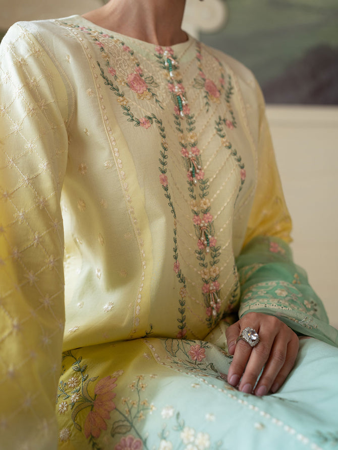 Faiza Faisal | Celine Eid Collection 24 | NOOR by Faiza Faisal - Designer Dress - Type: Ladies Clothes - Available at Libayah - 100% Original