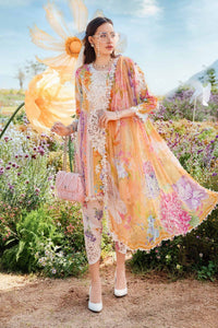 Maria B | M Prints 25 | MPT-2509-A by Maria B - Designer Dress - Type: Ladies Clothes - Available at Libayah - 100% Original