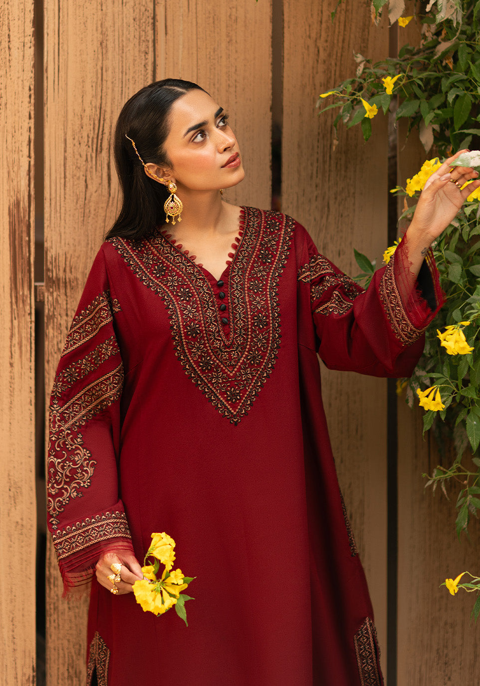 Zarqash | Kaya Casual Pret Fall 24 | ZQ 002 NAZNEEN by Zarqash - Designer Dress - Type: Ladies Clothes - Available at Libayah - 100% Original