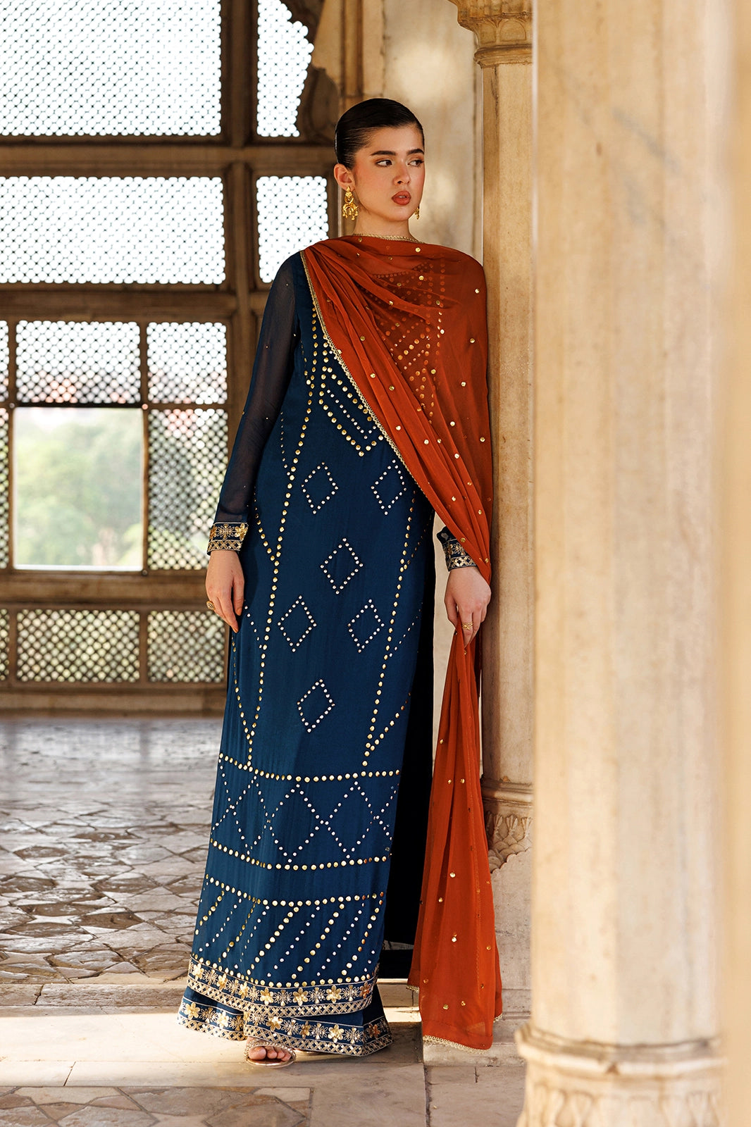 Afrozeh | Basic Pret 26 RTW | NACRE by Afrozeh - Designer Dress  - Type : Ladies Clothes - Available at Libayah - 100% Original 