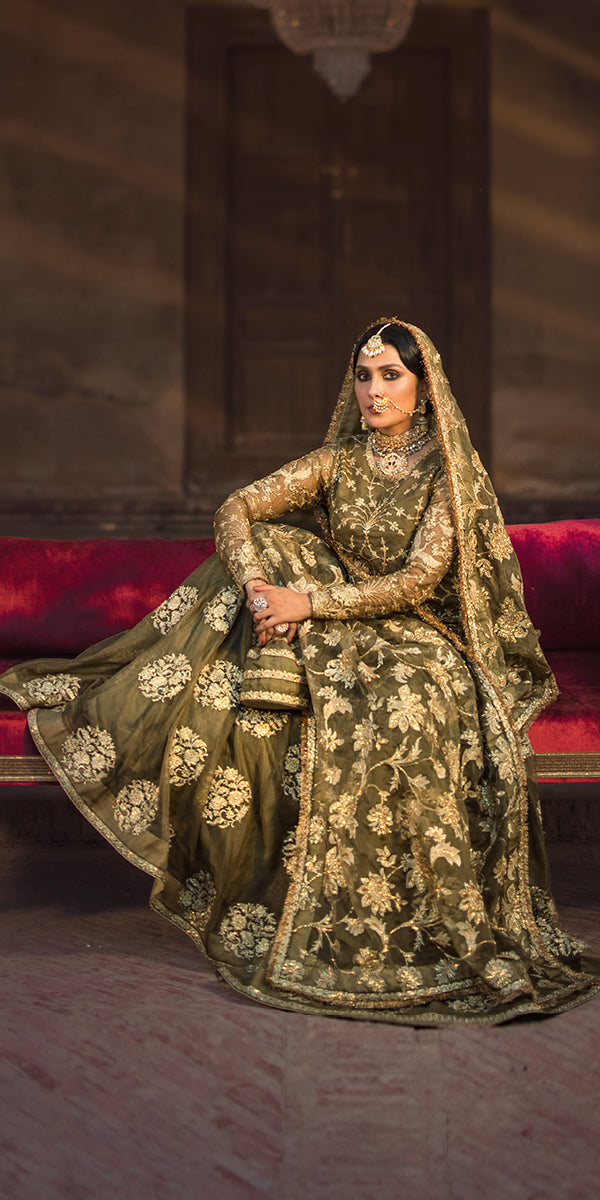 Erum Khan | Jahan Wedding Formals | MALIKA JAN by Erum Khan - Designer Dress - Type: Ladies Clothes - Available at Libayah - 100% Original