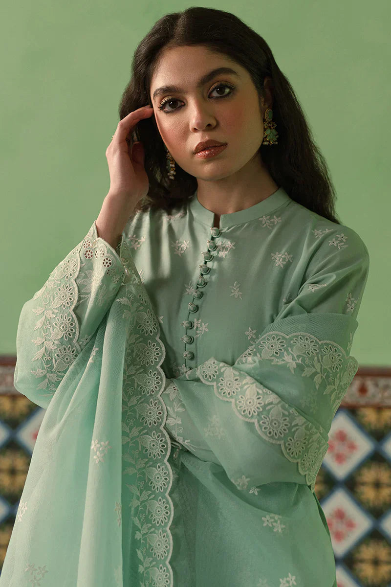 Cross Stitch | Chikankari Lawn | FLORAL WAVE