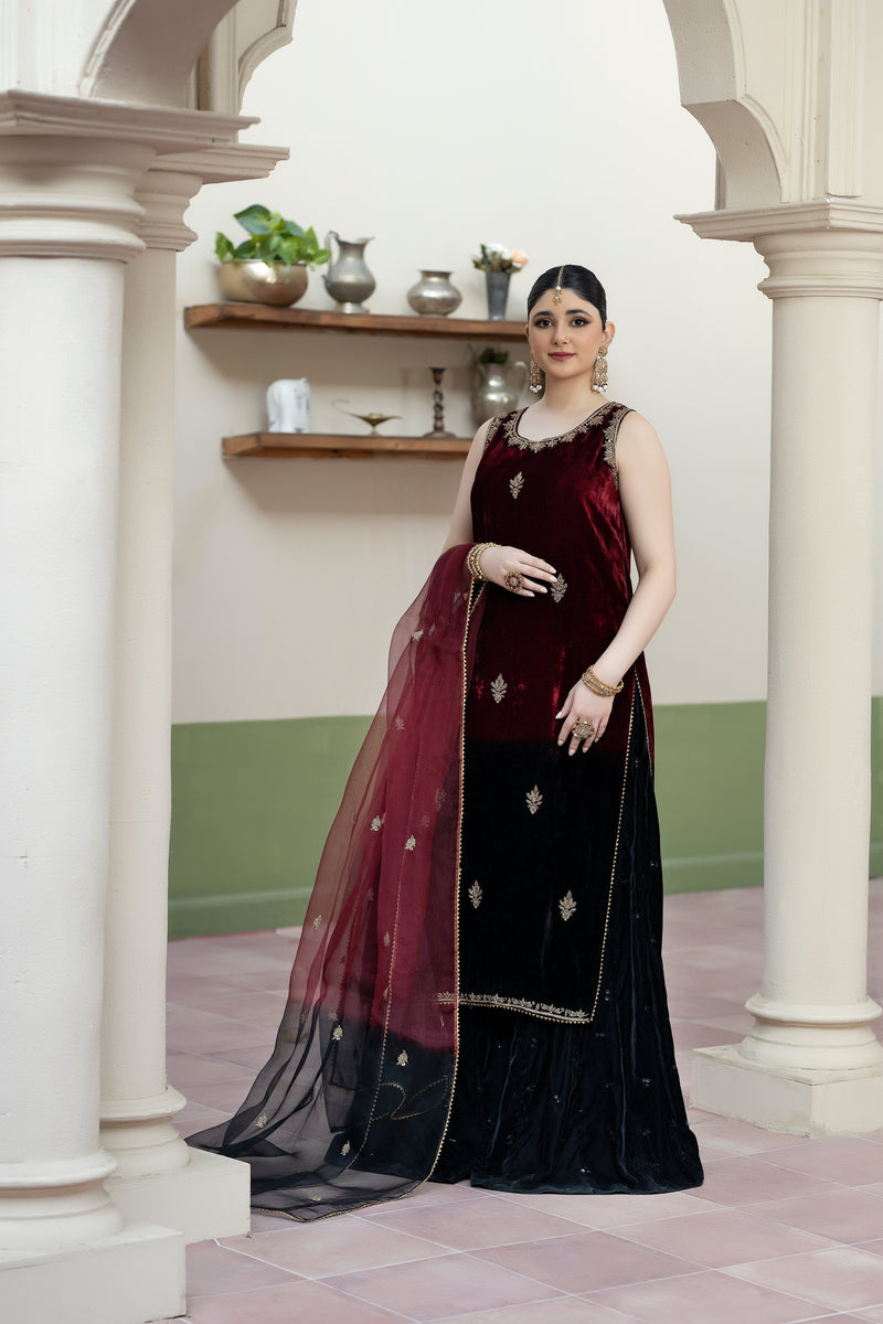 Purple Haze | Suraya Edit | SAHAR - by Libayah - Registered Vendor of : Purple Haze - 100% Original Designer Dress
