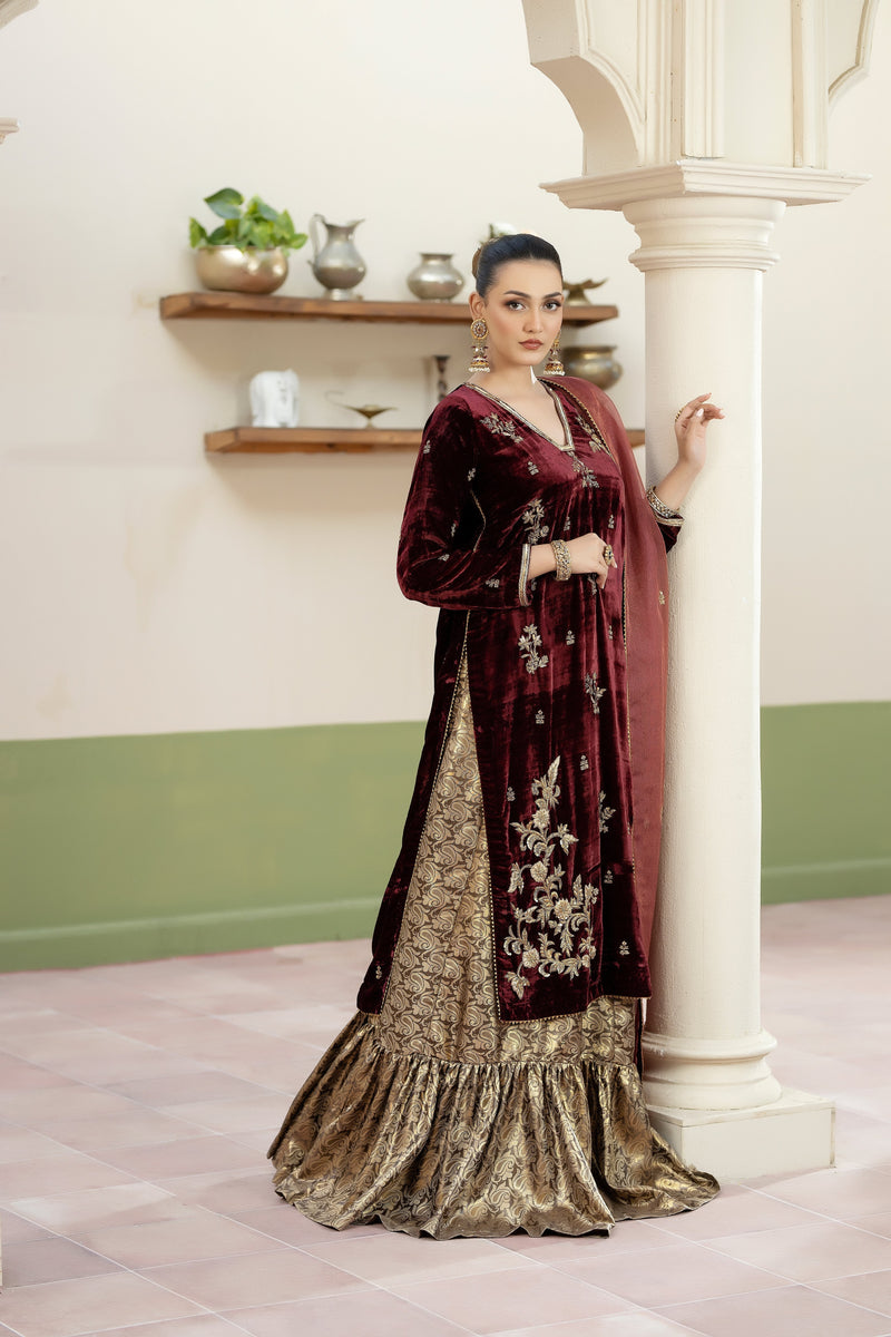 Purple Haze | Suraya Edit | YASNA - by Libayah - Registered Vendor of : Purple Haze - 100% Original Designer Dress