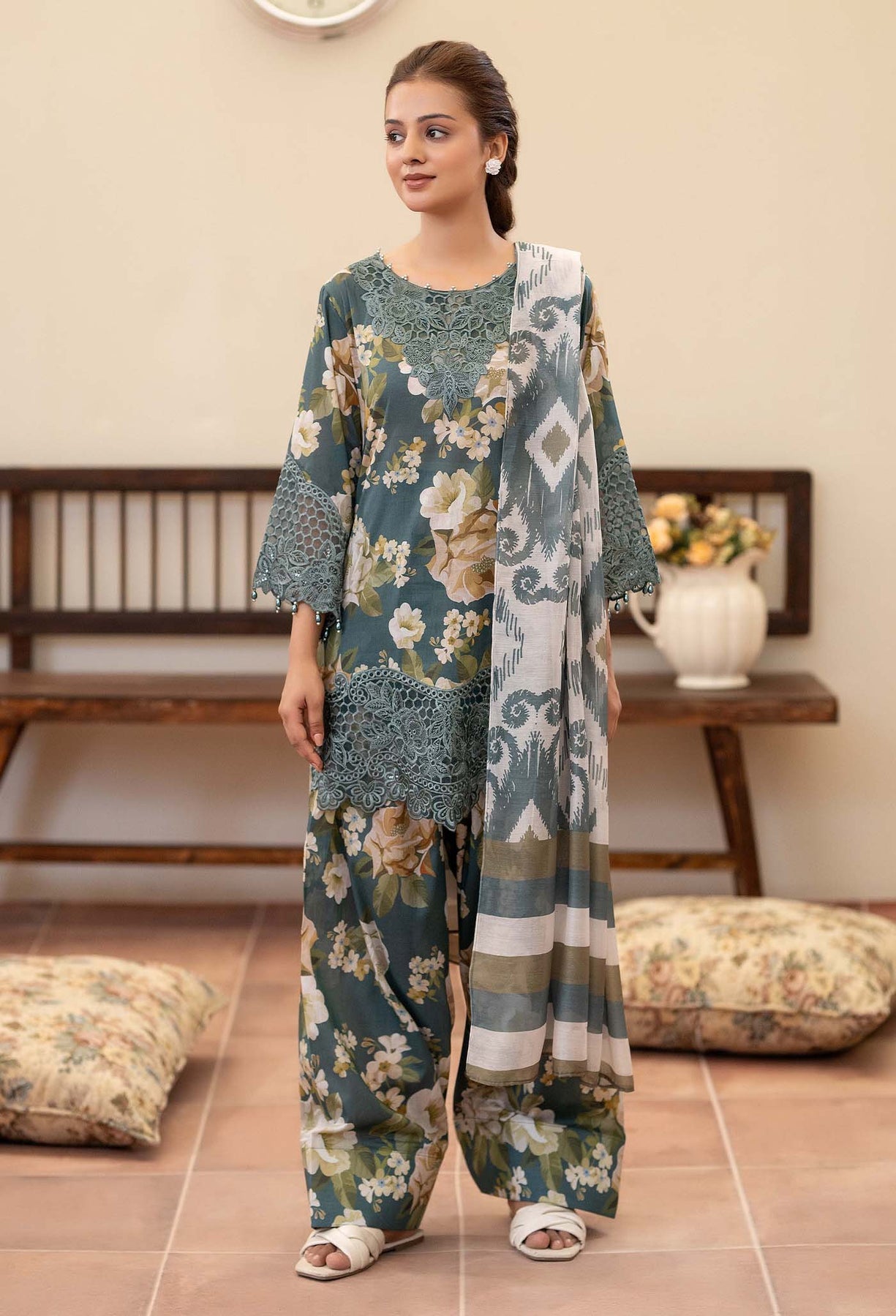 Adans Libas | Prints Eid Edit | 26672 by Adans Libas - Designer Dress - Type: Ladies Clothes - Available at Libayah - 100% Original