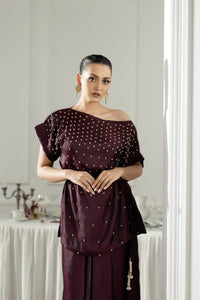 Purple Haze | Suraya Edit | Burgundy Belle - by Libayah - Registered Vendor of : Purple Haze - 100% Original Designer Dress