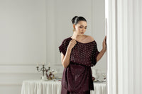 Purple Haze | Suraya Edit | Burgundy Belle - by Libayah - Registered Vendor of : Purple Haze - 100% Original Designer Dress