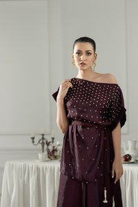 Purple Haze | Suraya Edit | Burgundy Belle - by Libayah - Registered Vendor of : Purple Haze - 100% Original Designer Dress