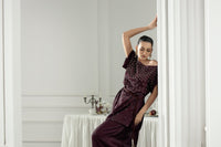Purple Haze | Suraya Edit | Burgundy Belle - by Libayah - Registered Vendor of : Purple Haze - 100% Original Designer Dress
