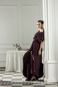 Purple Haze | Suraya Edit | Burgundy Belle - by Libayah - Registered Vendor of : Purple Haze - 100% Original Designer Dress