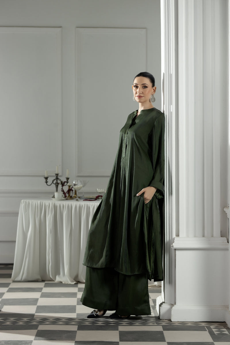 Purple Haze | Suraya Edit | Elegant in Olive - by Libayah - Registered Vendor of : Purple Haze - 100% Original Designer Dress