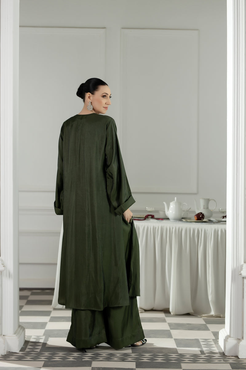 Purple Haze | Suraya Edit | Elegant in Olive - by Libayah - Registered Vendor of : Purple Haze - 100% Original Designer Dress