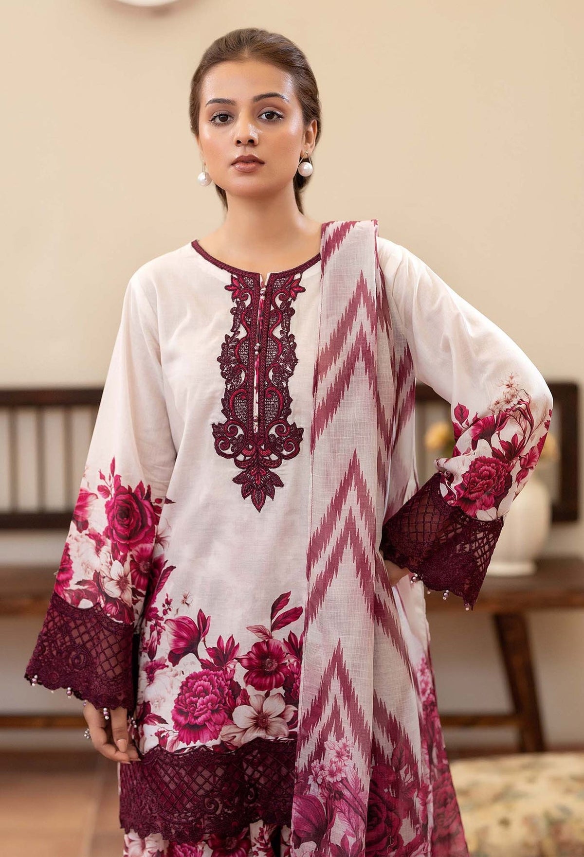 Adans Libas | Prints Eid Edit | 26676 by Adans Libas - Designer Dress - Type: Ladies Clothes - Available at Libayah - 100% Original