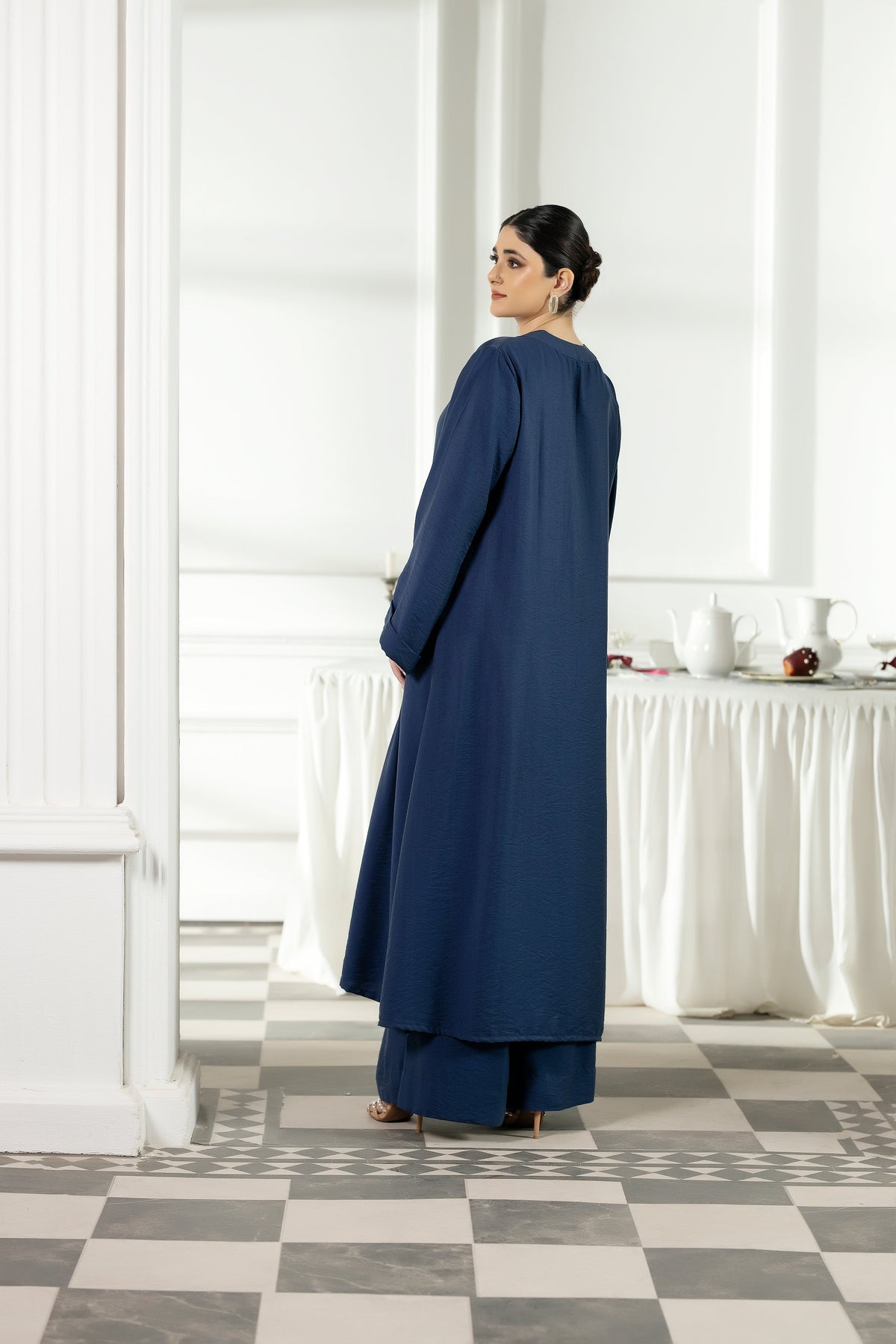 Purple Haze | Suraya Edit | Ethereal in Teal Blue - by Libayah - Registered Vendor of : Purple Haze - 100% Original Designer Dress