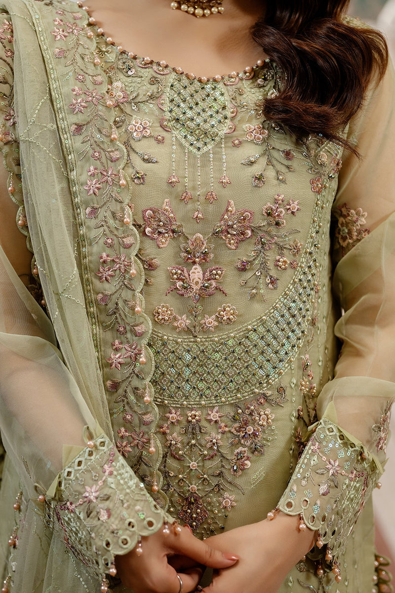 Raeesa Premium | Kimora Luxury Organza | HU-61 by Raeesa Premium - Designer Dress  - Type : Ladies Clothes - Available at Libayah - 100% Original 